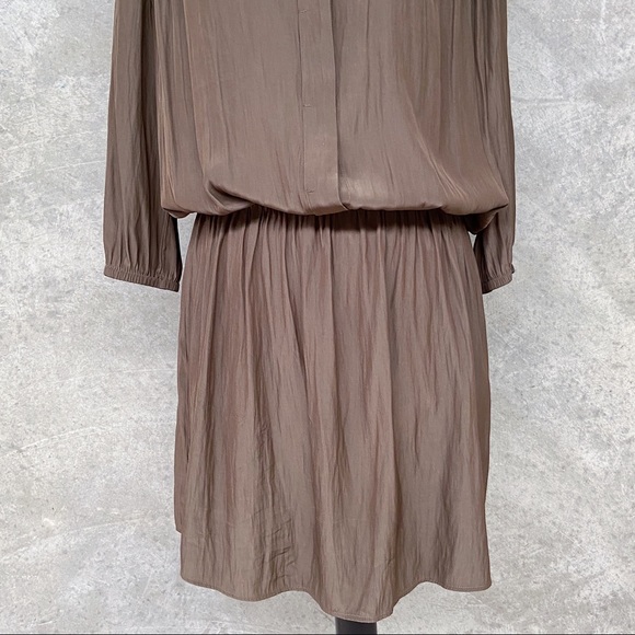 Olive Country Road Fluid Shirt Dress - AU 10 - Picture 7 of 15